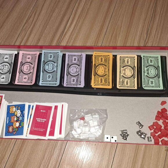 Monopoly Hello Kitty Collector Edition Board Game 2010 Hasbro/Sanrio Complete. - Picture 6 of 7